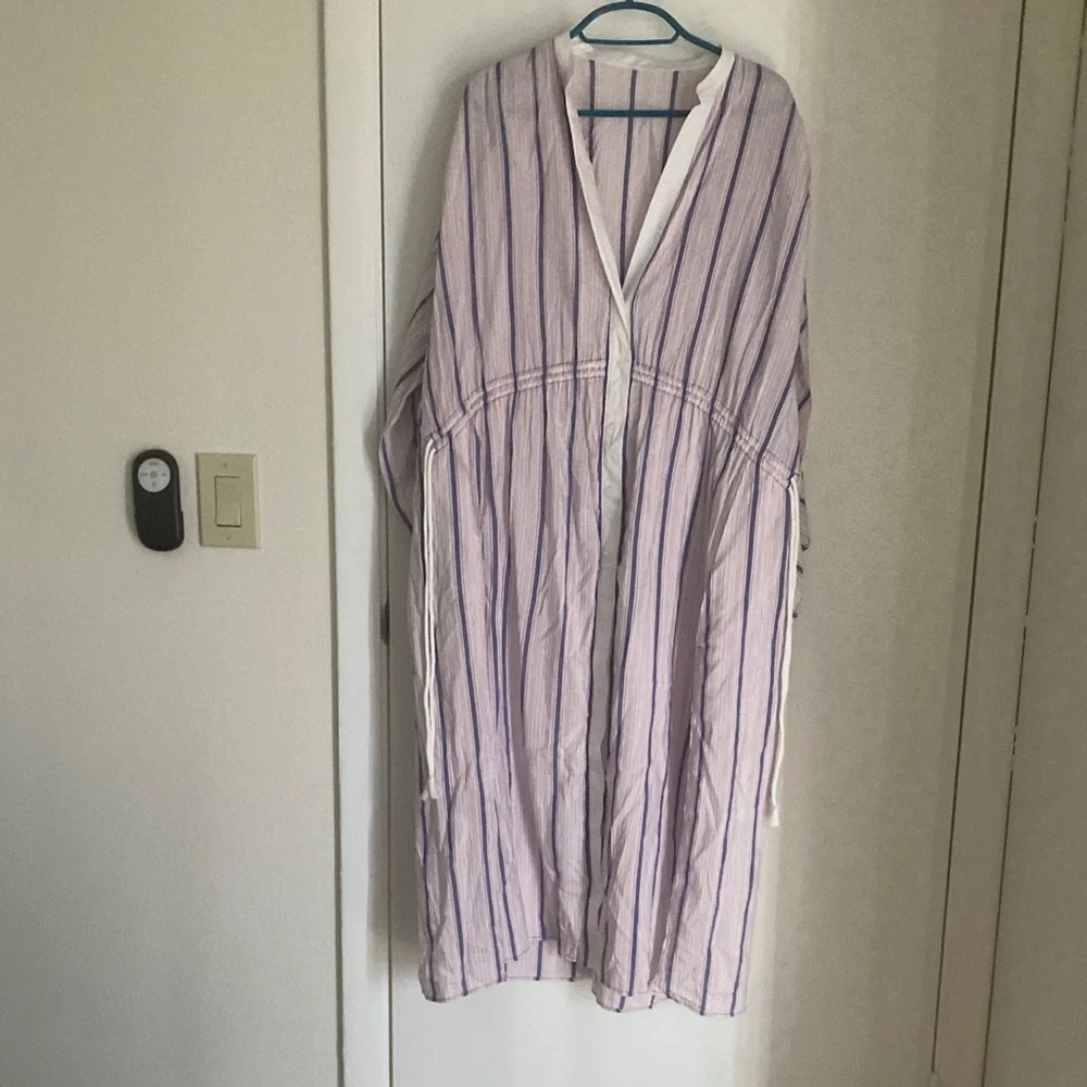 By Malene Birger Purple and White Striped Garment - Picture 1 of 3